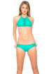 Luli Fama Let's Be Mermaids Crochet Loops Center Halter Top